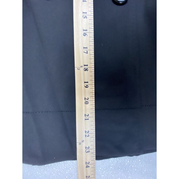 VTG Y2K Women SZ 14 Black Academia Career Preppy Double Breasted Buttons Skirt - Picture 10 of 10